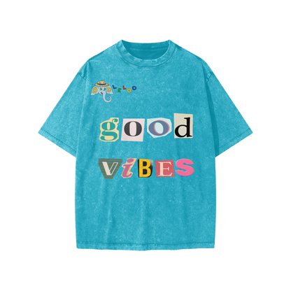 Good Vibes Washed Kids' T-Shirt