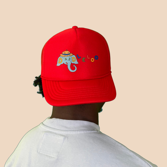 Badger’s Pick – Fire Red Trucker