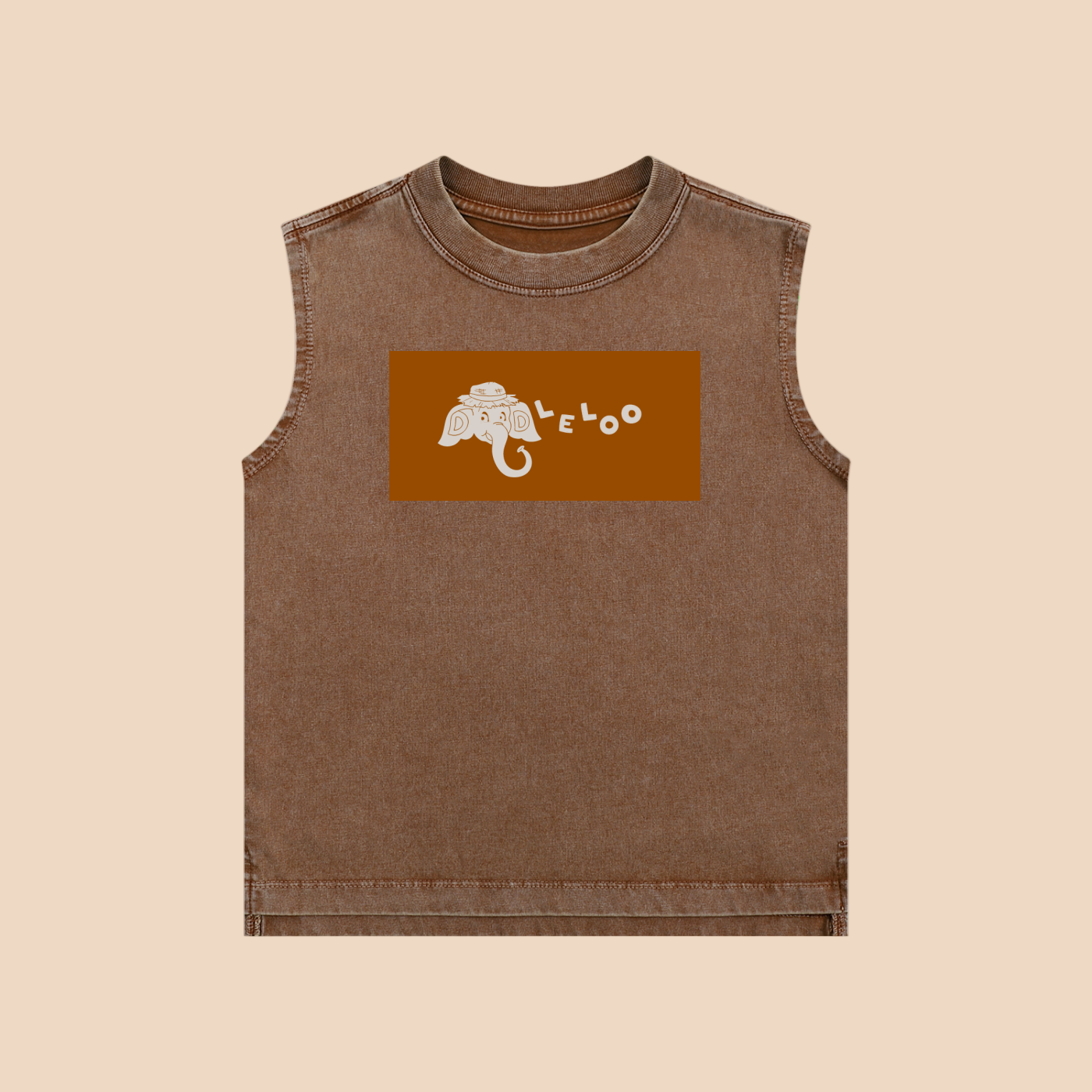 Cocoa Brown Cotton Tank