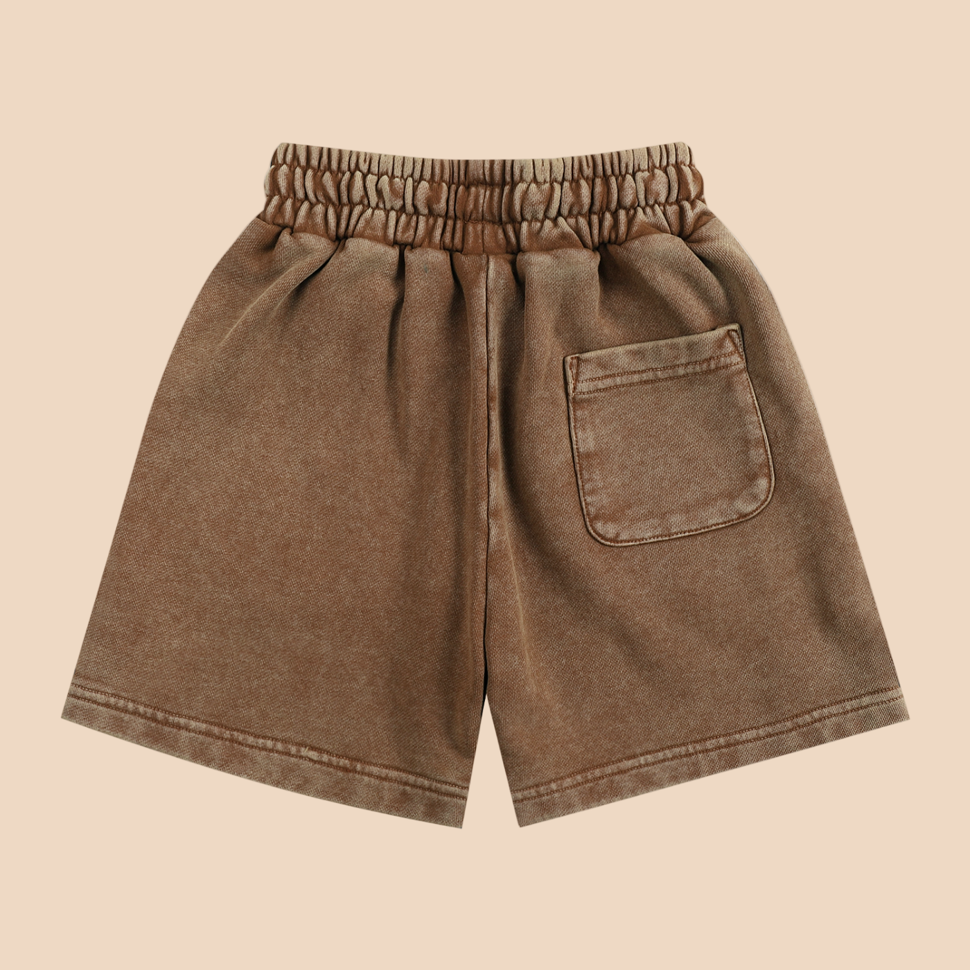 Cocoa Brown Cotton Shorts