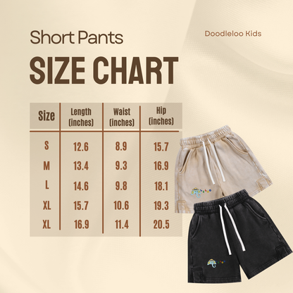 Cocoa Brown Cotton Shorts