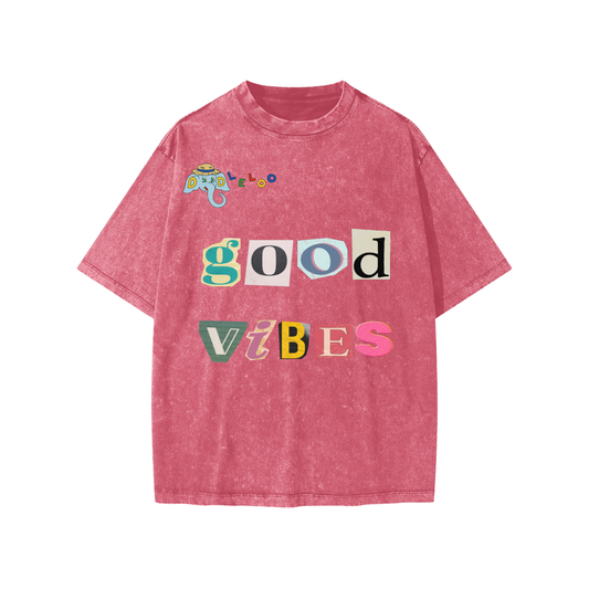 Good Vibes Washed Kids' T-Shirt