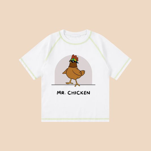 Mr. Chicken Raglan Tee