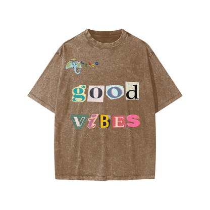 Good Vibes Washed Kids' T-Shirt